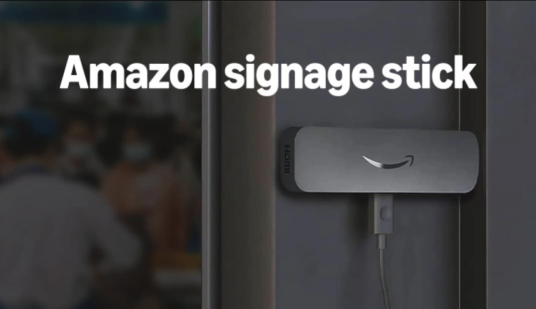 Amazon Signage Stick