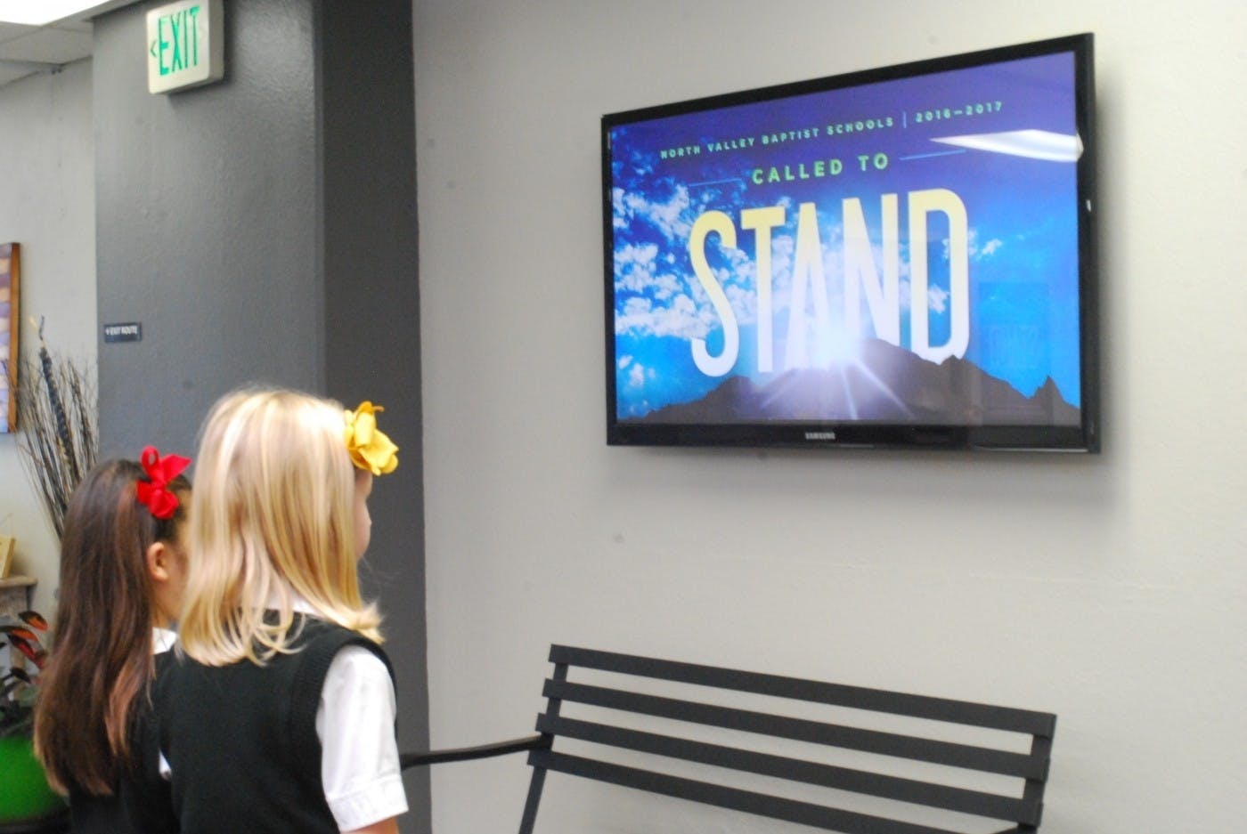 ScreenCloud Article - North Valley Baptist Schools Use Digital Signage to Inform and Educate the Student Body