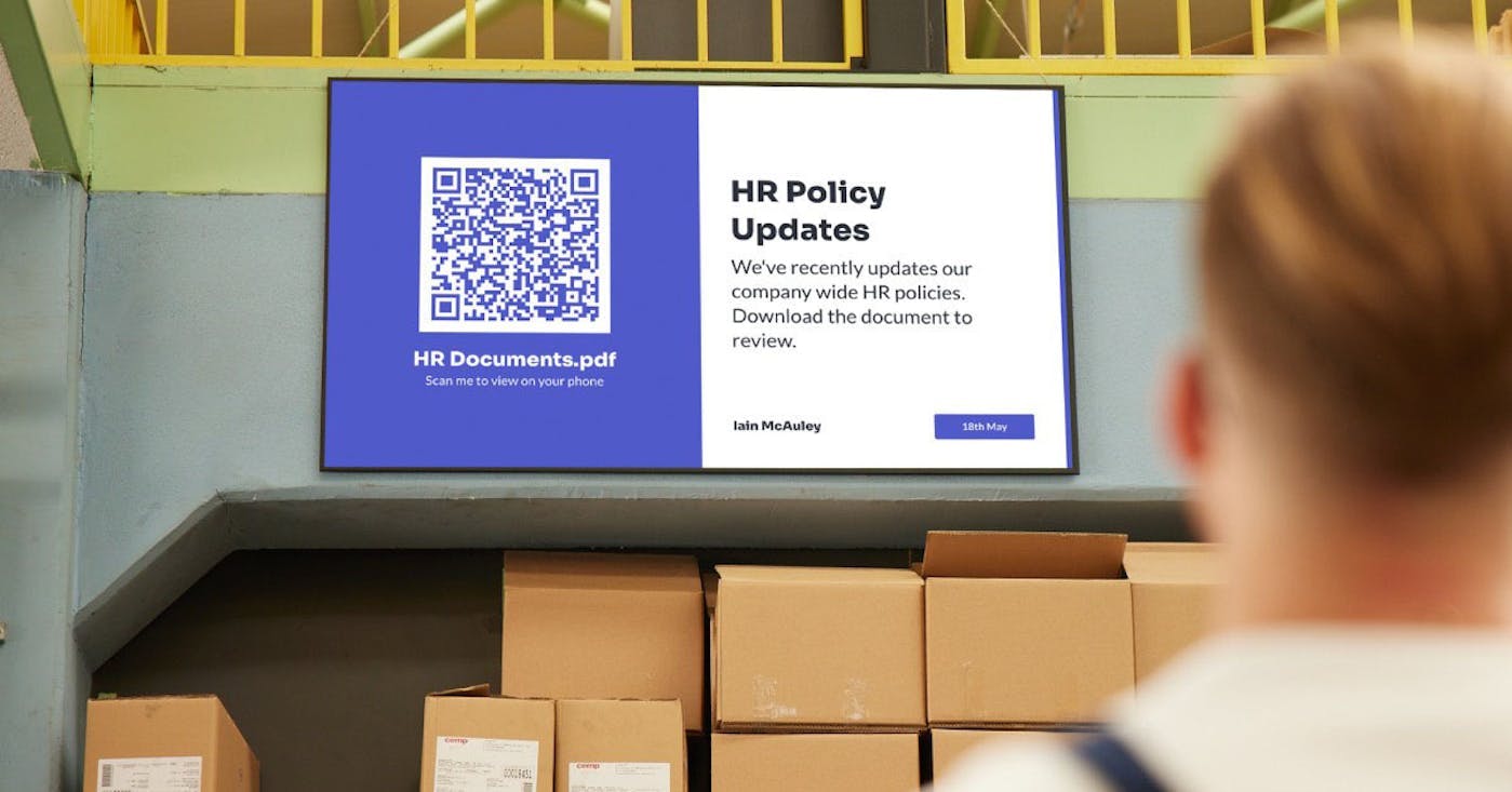 ScreenCloud Article - You can now track your employees’ ‘screen engagement’ via QR codes