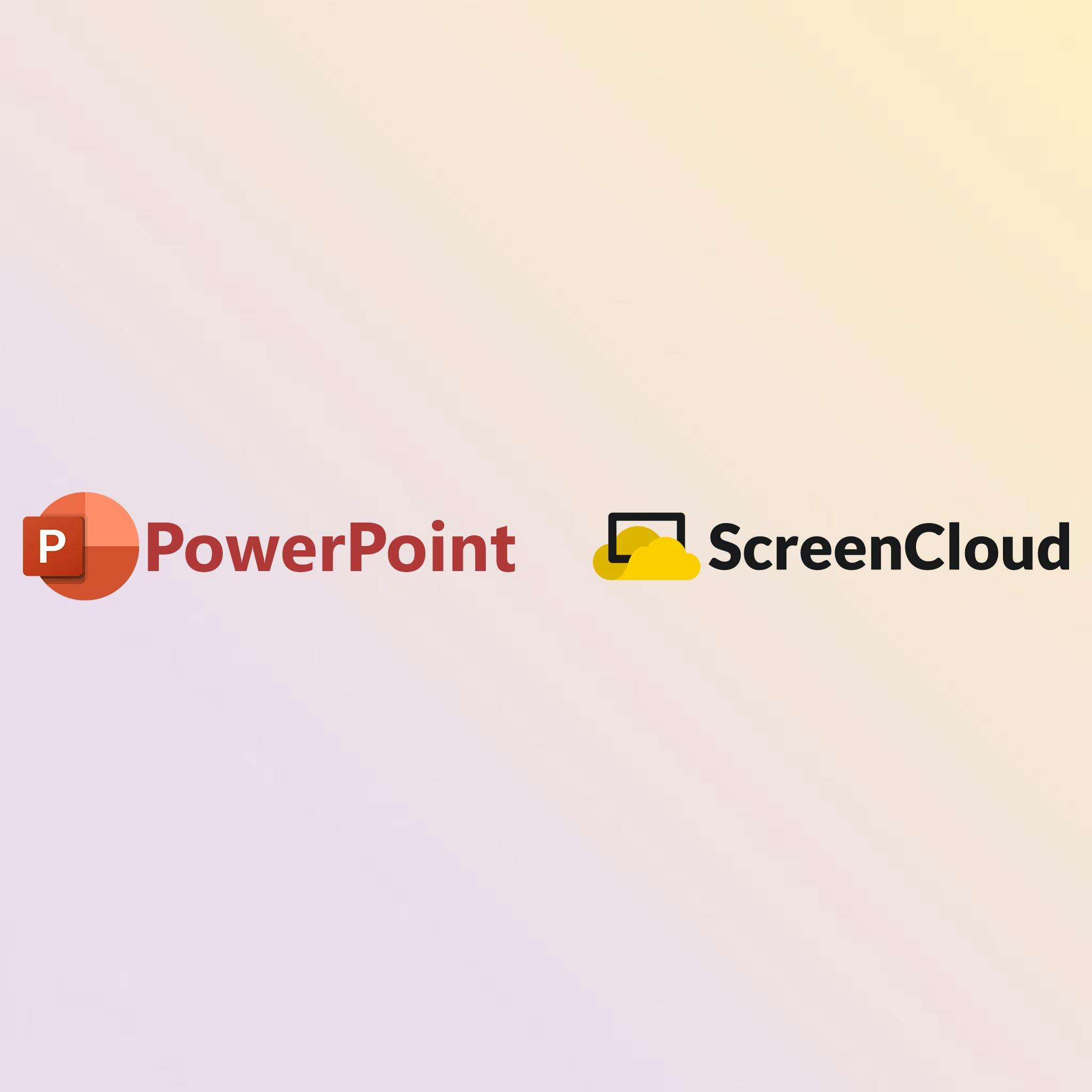 ScreenCloud Article - PowerPoint for Digital Signage: How to Share Slides on a TV